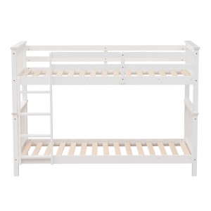 Litera Camila blanca 90x190 convertible en 2 camas | Muebles1Click
