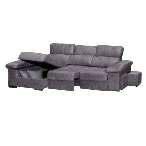 Chaiselongue Roma 282cm. Cemento