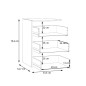 Cajonera adicional interior armario Prime 150