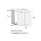 Cocina VINCI 308 Roble Aurora | Cocina 308 cm Moderna