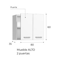 Cocina Luque 184 blanco
