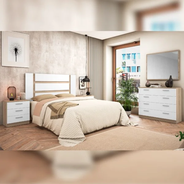 Dormitorio Monika 04 cambria - blanco Dormitorio Monika 04 cambria - blanco