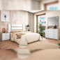 Dormitorio Monika 04 cambria - blanco