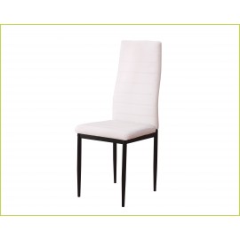 Silla blanca negra Emi