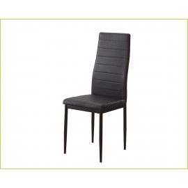 Silla blanca negra Emi