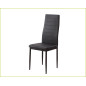 Silla blanca negra Emi