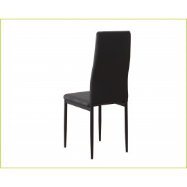 Silla blanca negra Emi