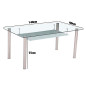 Mesa de comedor de cristal Pranzo